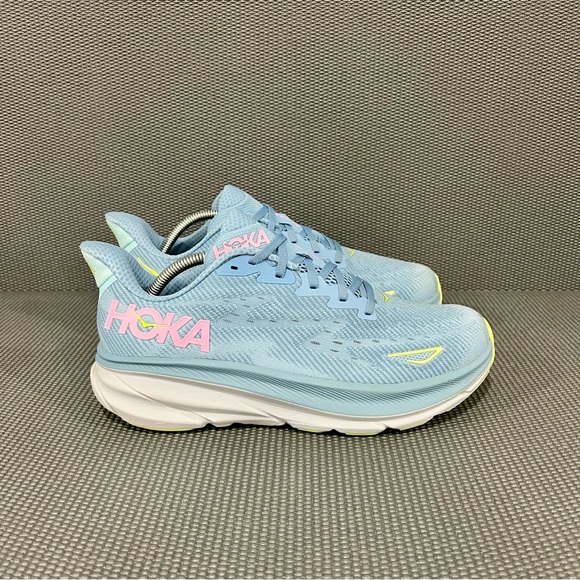 Hoka One One Clifton 9 Wide Dusk Pink Womens Athletic Running Sneaker Size 11 W - Picture 1 of 10